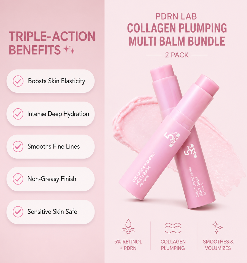 PDRN Skin Volumizing Balm Stick with Volufiline Trio Bundle